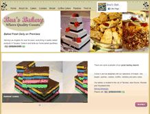 Tablet Screenshot of beasbakery.com